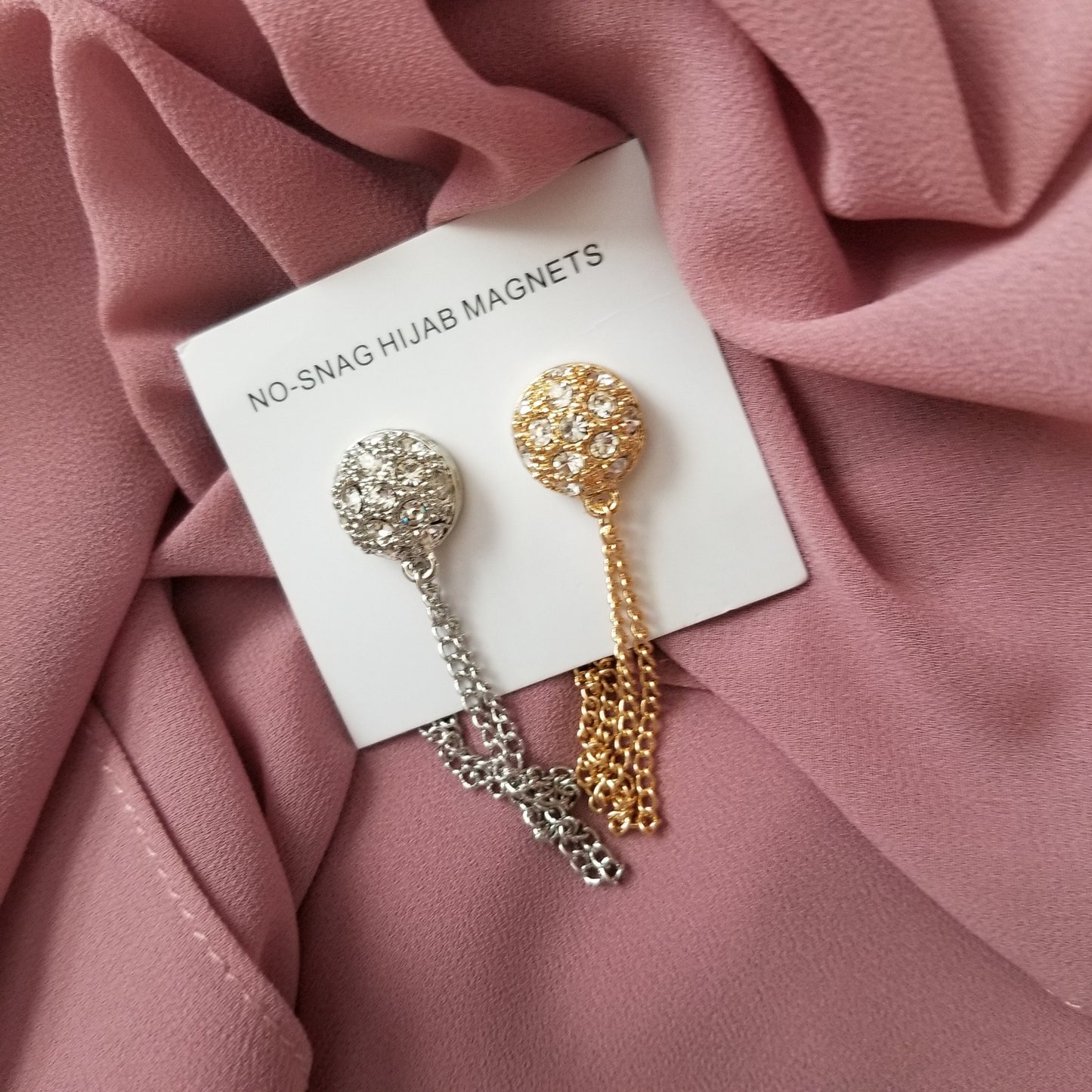 Bling Hijab Magnets with Chain