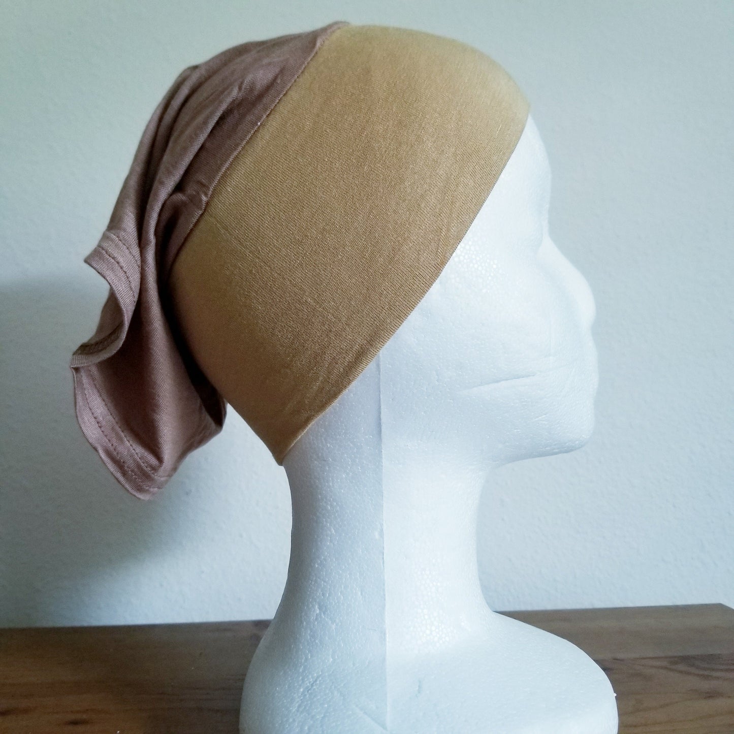 Dual Tone Hijab Tube Cap