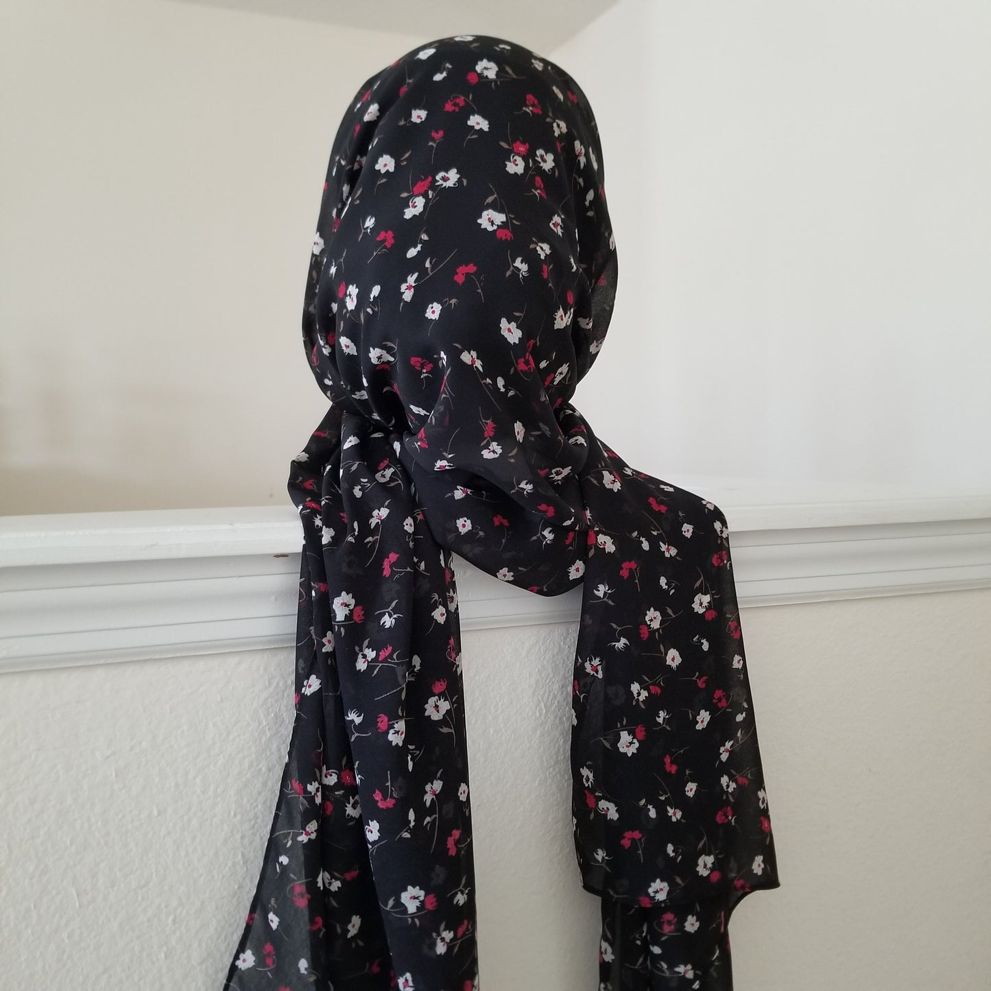 Printed Chiffon Hijab - Floral