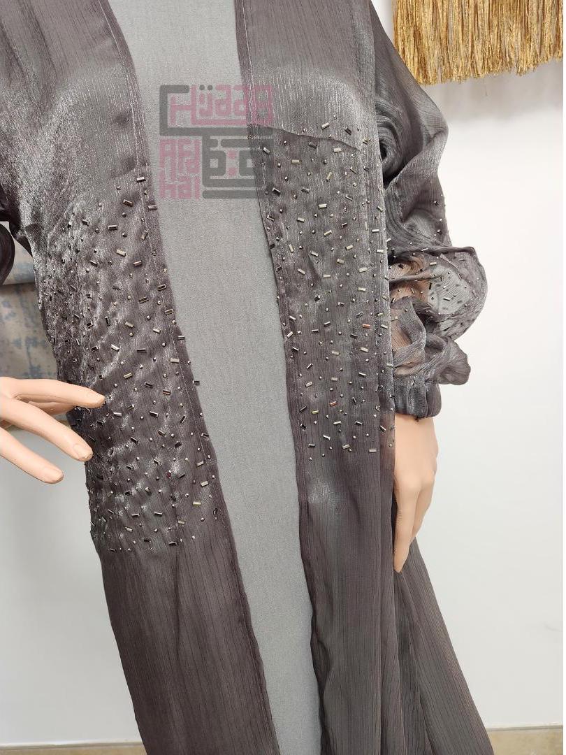 Shimmer Abaya - Embroidered