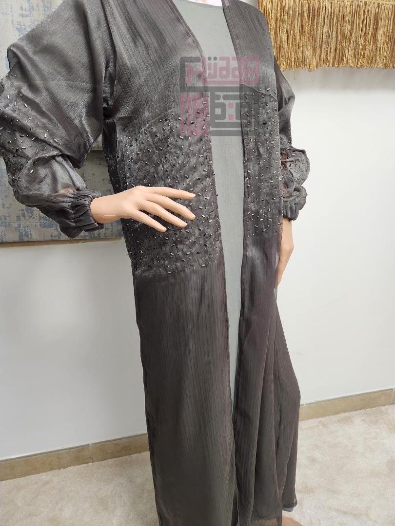 Shimmer Abaya - Embroidered