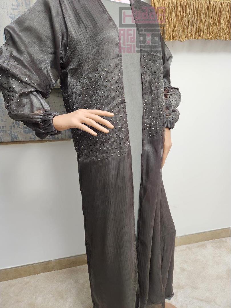 Shimmer Abaya - Embroidered