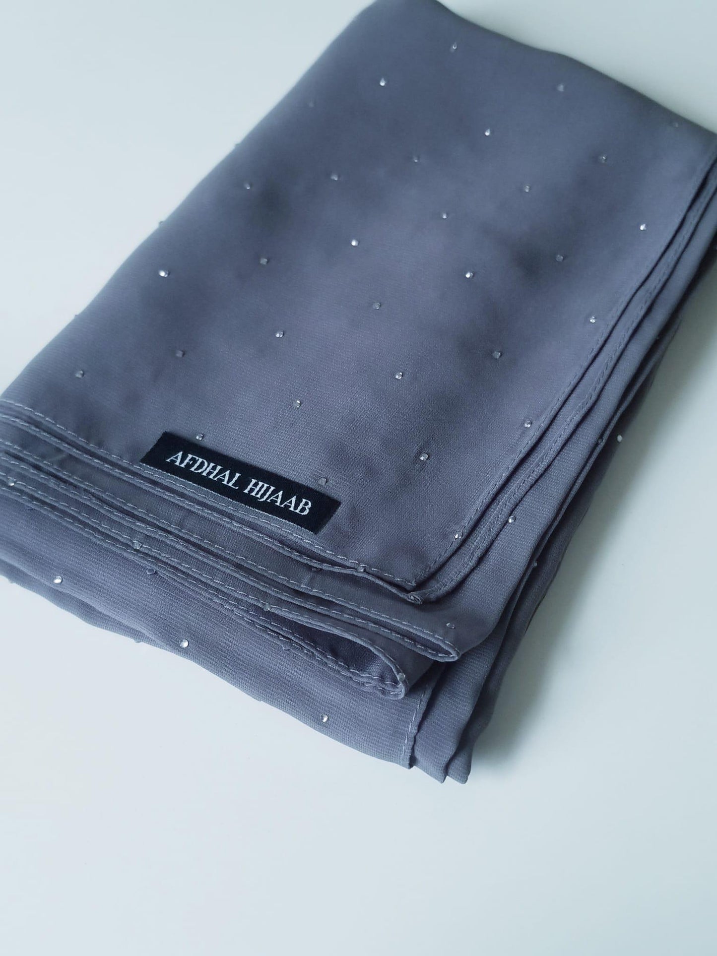 Rhinestone Chiffon Hijab