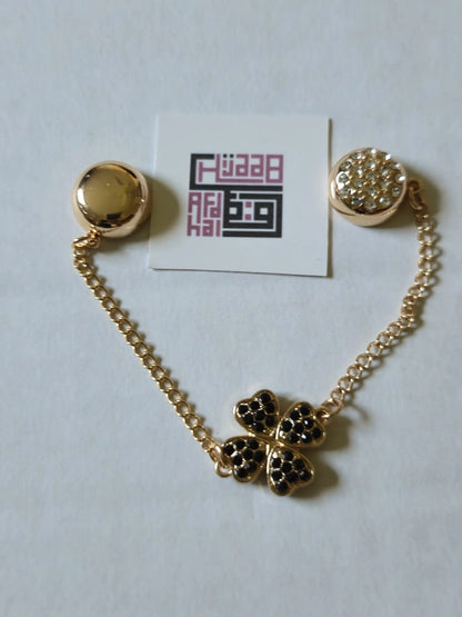Hijab Magnets - stones and chain