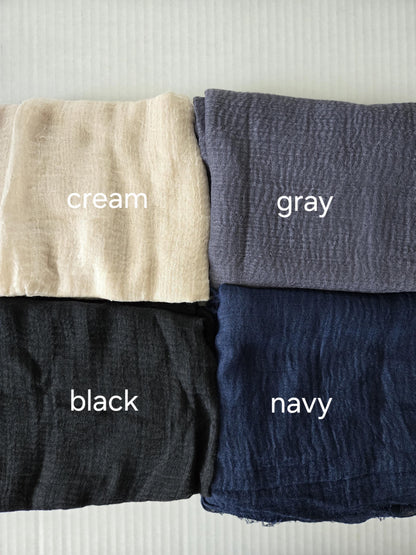 Premium Cotton Crinkle Hijab