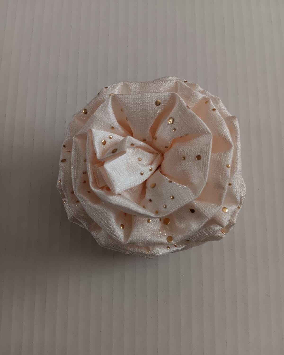 Ruffle Hair Claw Clip