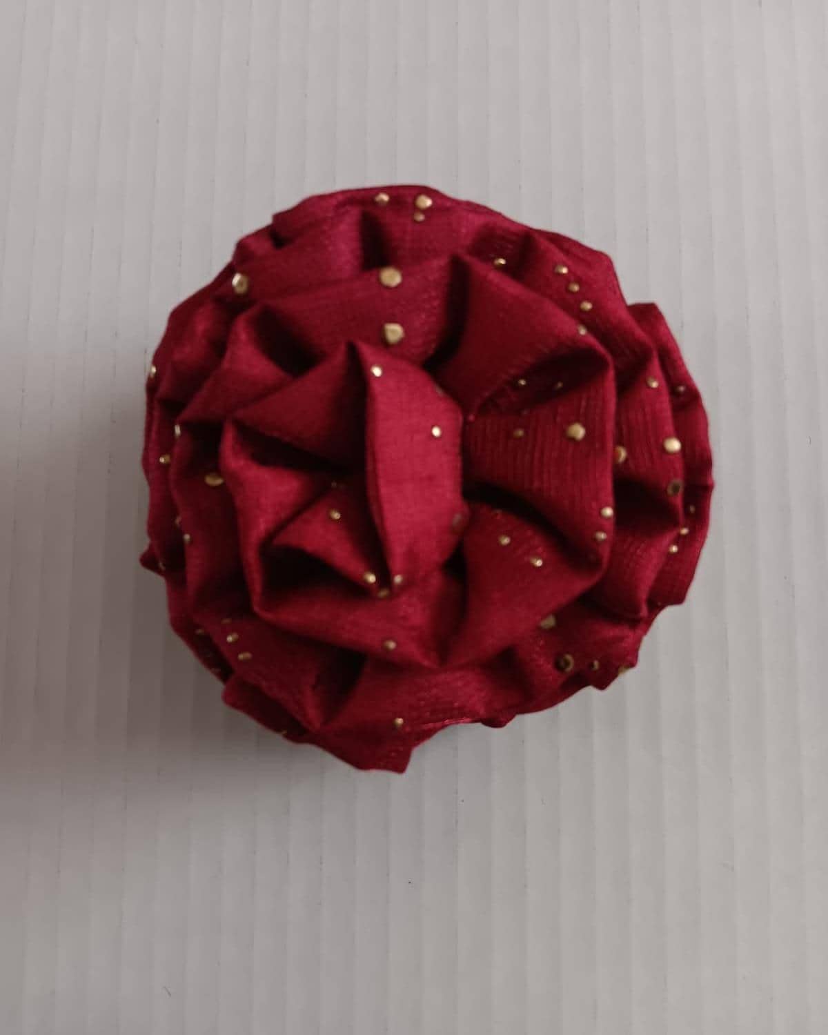 Ruffle Hair Claw Clip