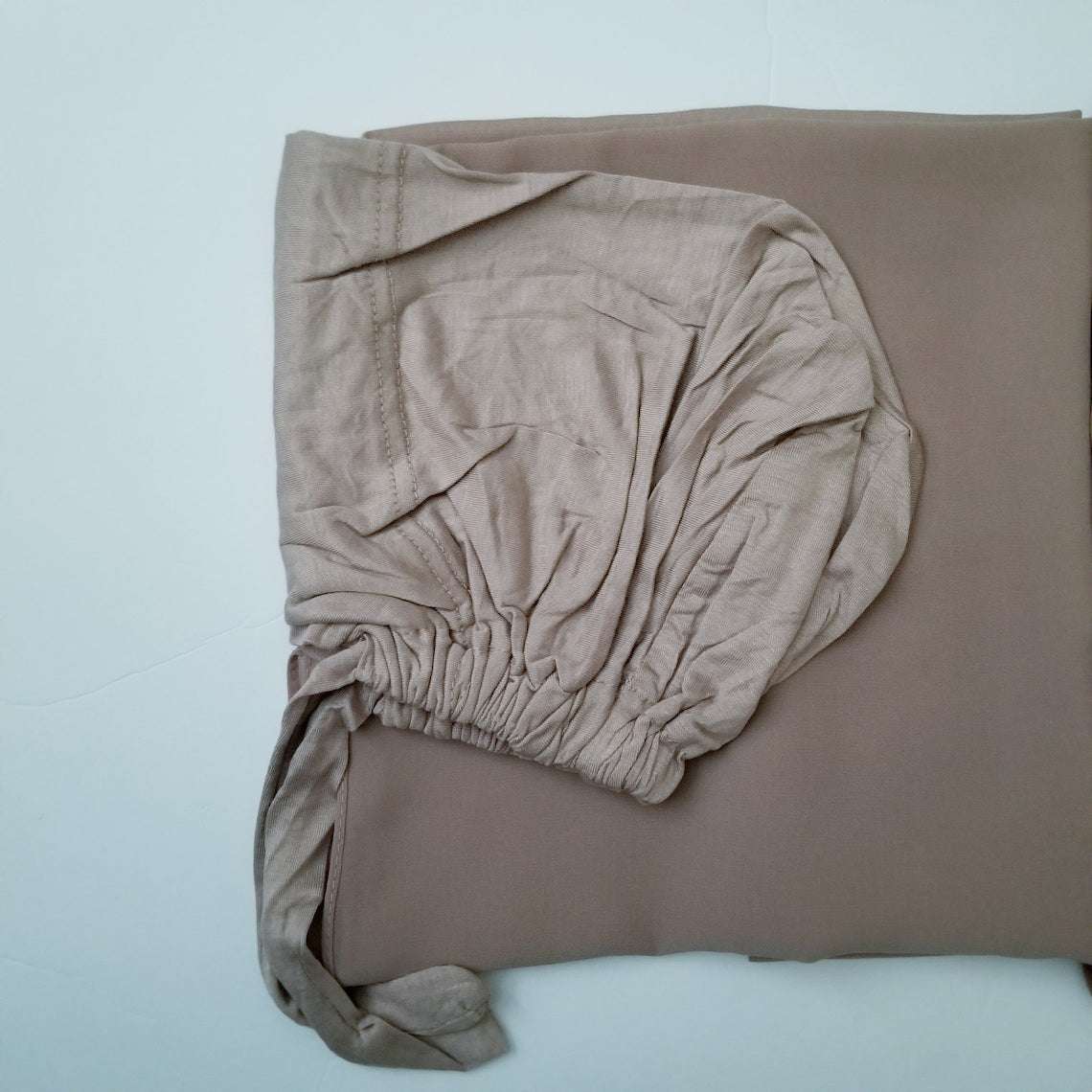 light brown instant chiffon hijab
