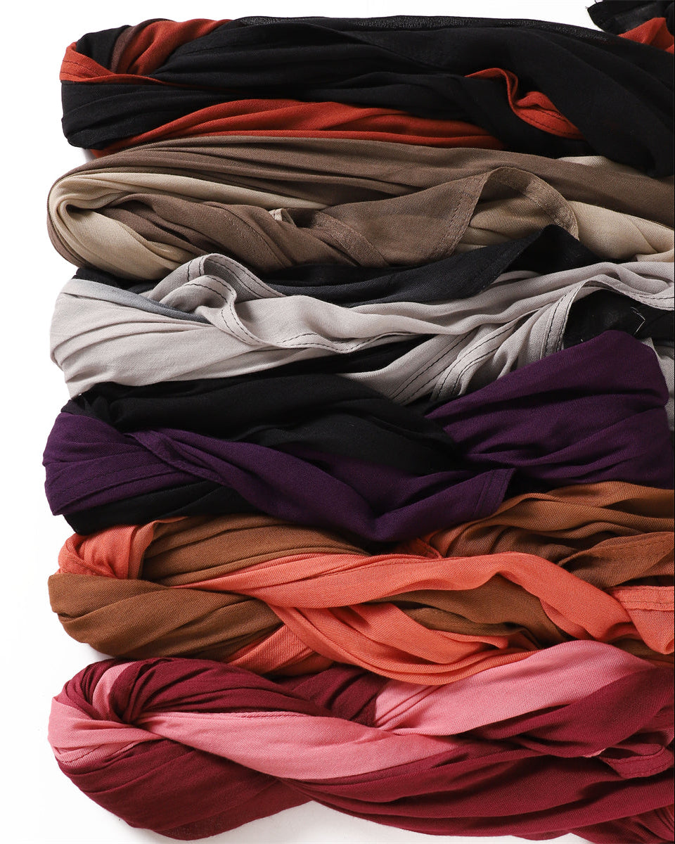 ombre modal hijabs