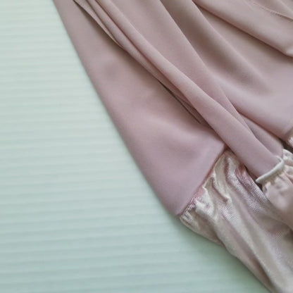 Ruffle Chiffon Hijab - Dusty Pink