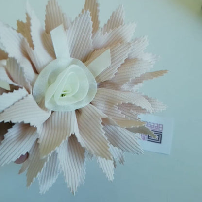 Ruffle Hair Claw Clip