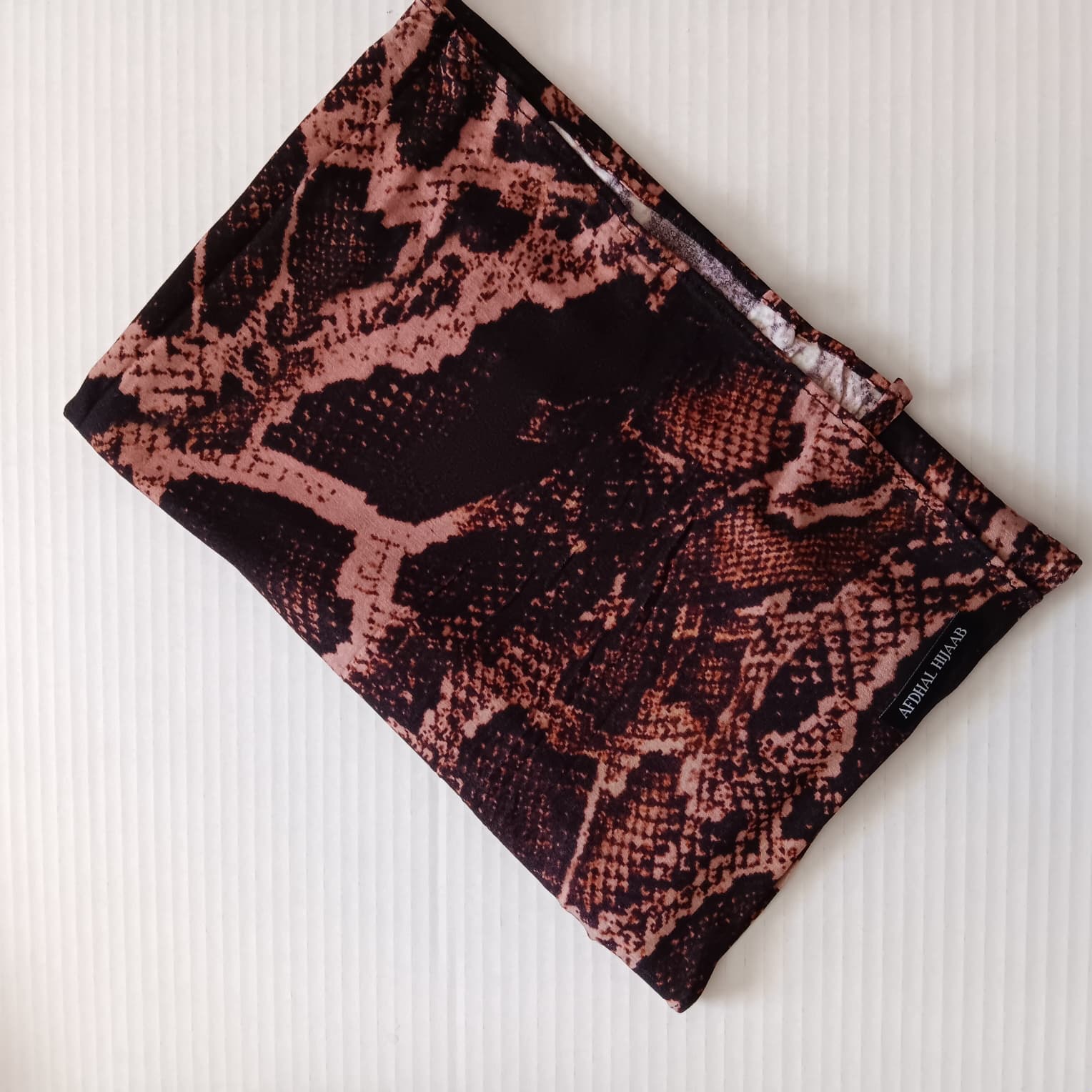 printed cotton jersey hijab candy scales