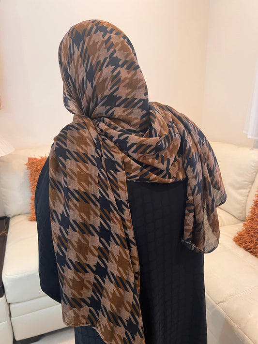 Modal Print - Chestnut Chevron