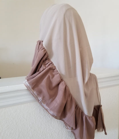 Ruffle Chiffon Hijab