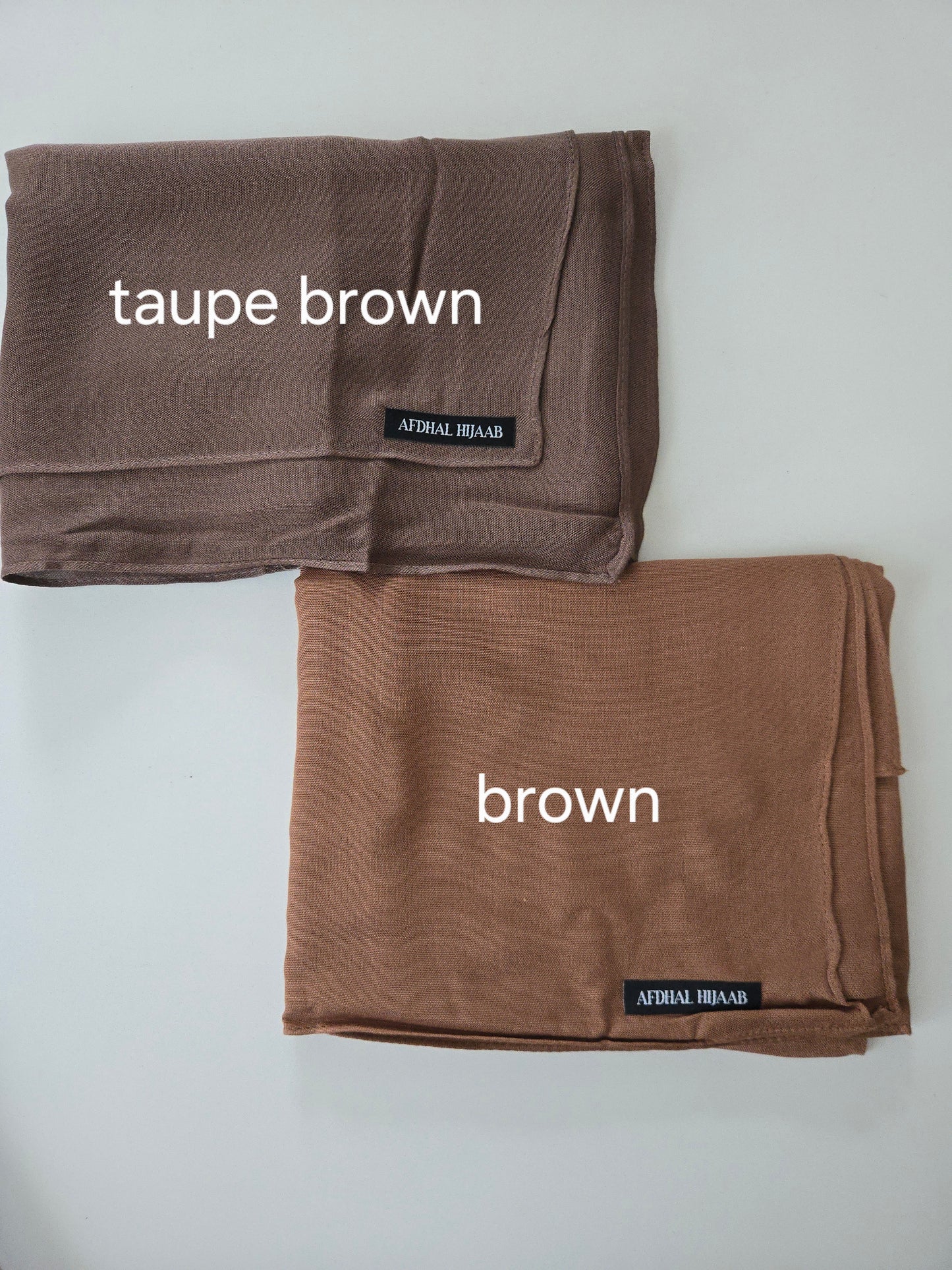 taupe brown modal hijab