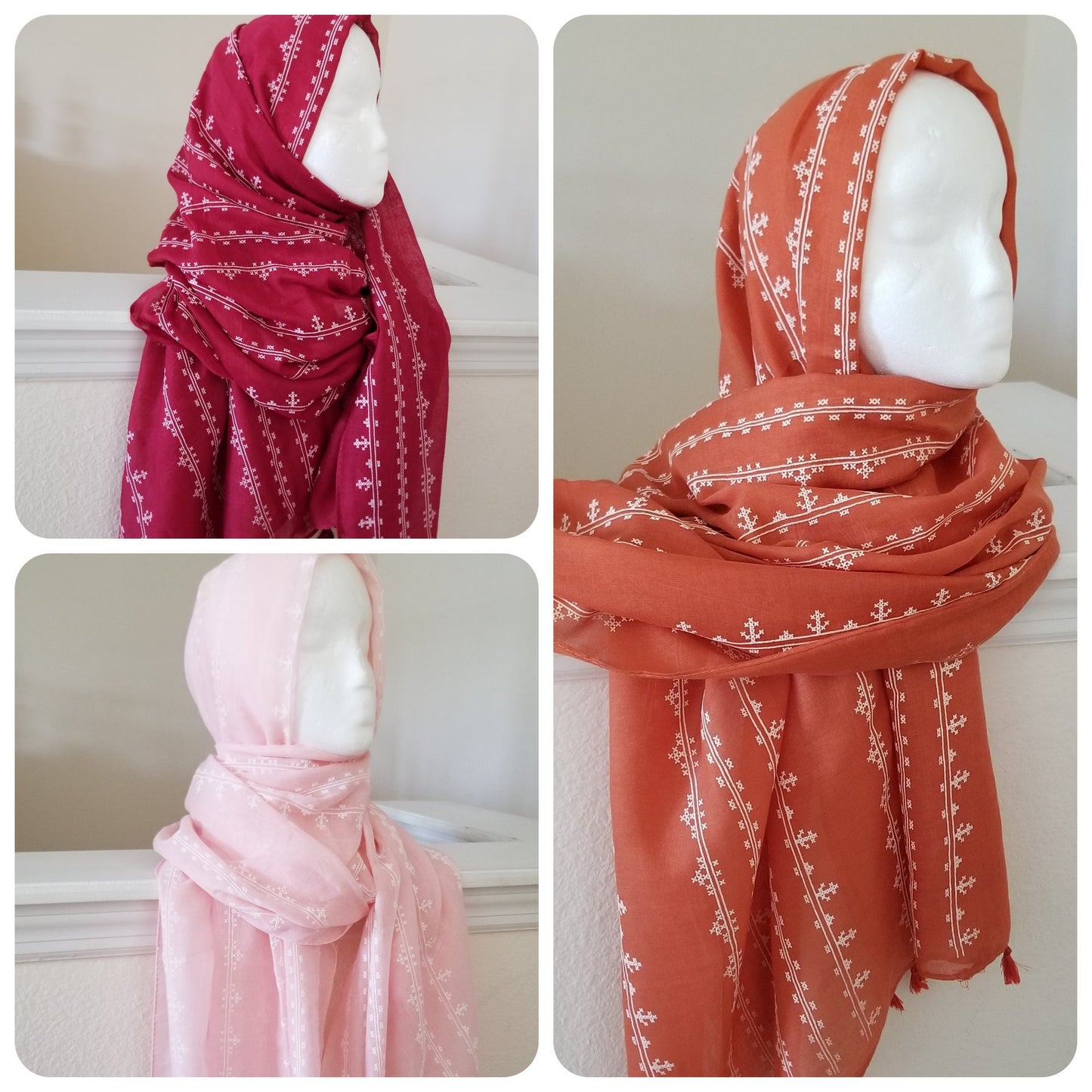 Cotton Hijab with Tassels