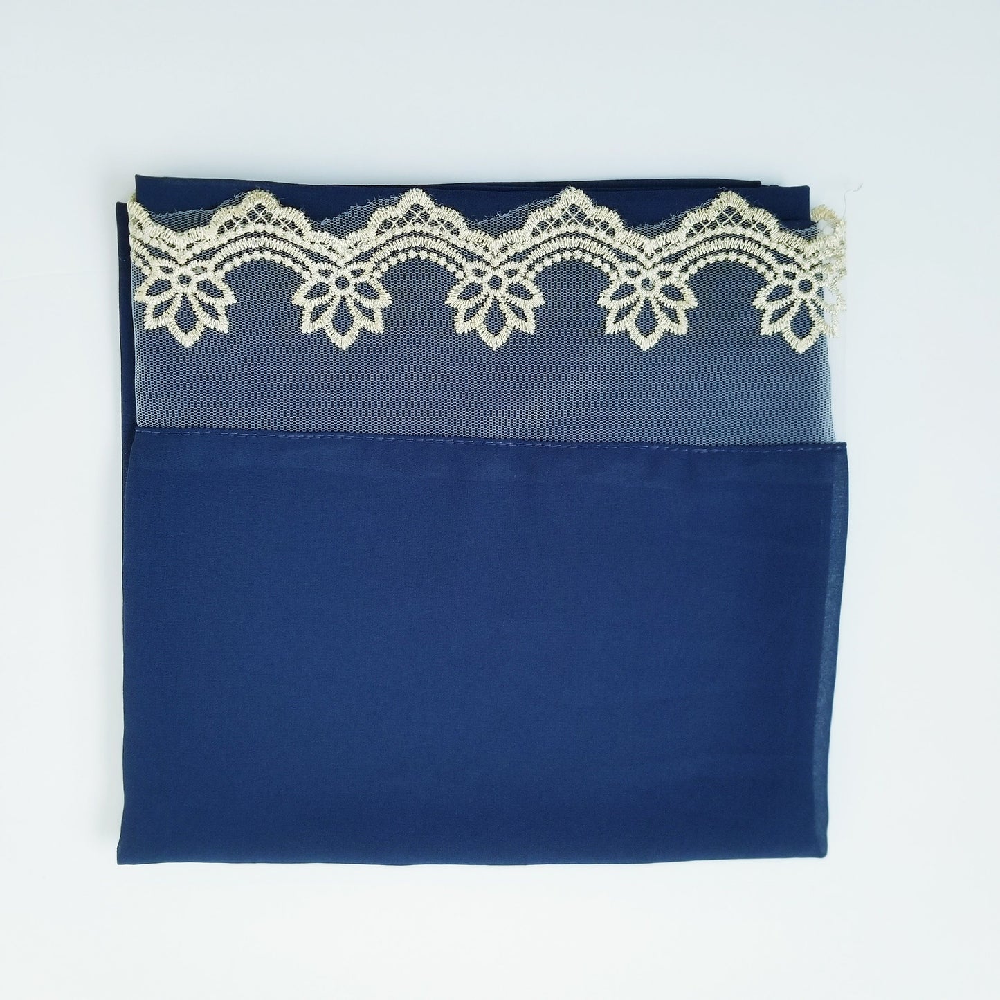 Chiffon Hijab - Lace Trim